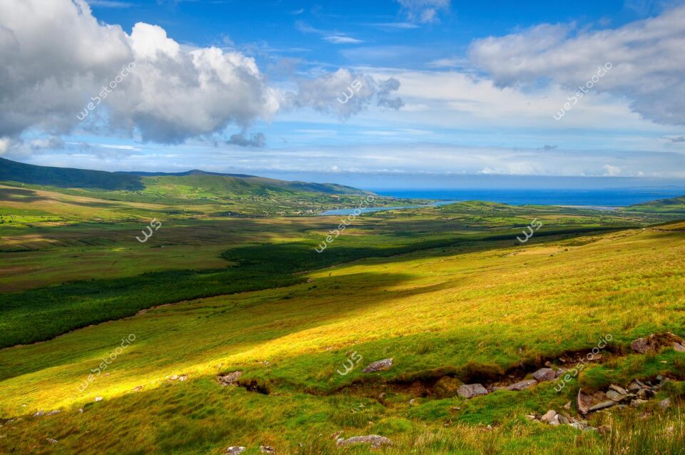 webstoodio | Zdjęcia krajobrazowe | Pejzaż z widokiem na Atlantyk, półwysep Dingle, Irlandia